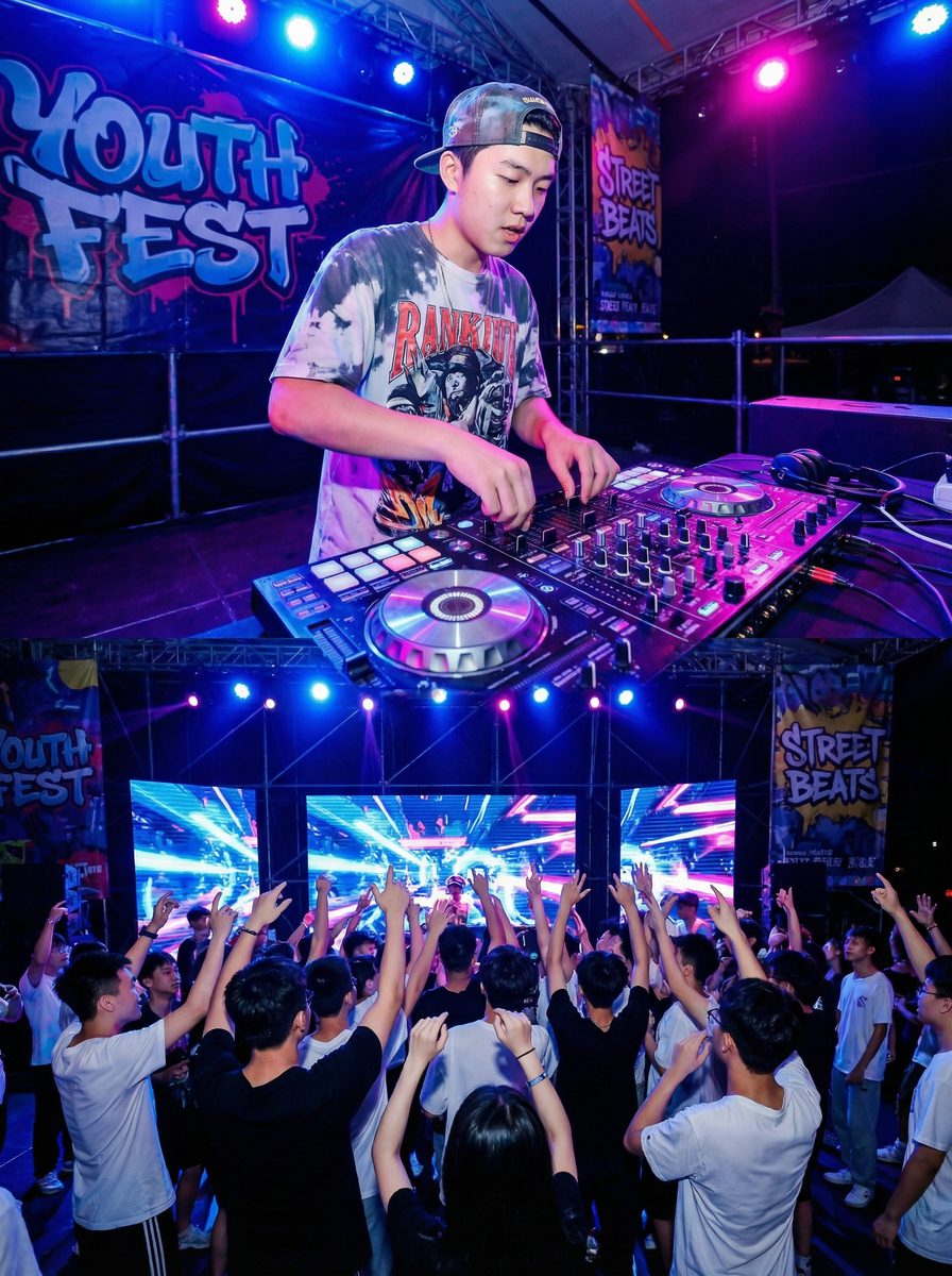 糖心Vlog 百大DJ现场打碟视频演示